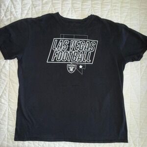 NFL Raiders Football T-shirt Black